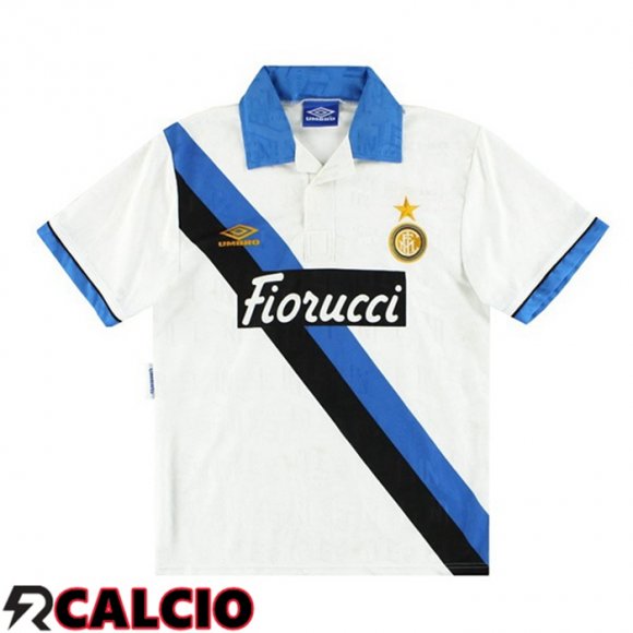Seconda Maglia Inter Milan Retro Bianco 1994-1995  Seconda Maglia Inter Milan Retro Bianco 1994-1995