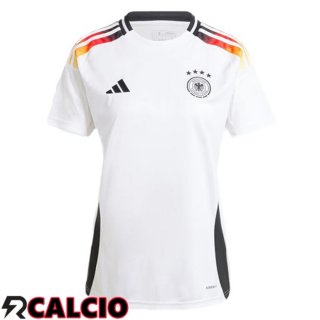 Maglia Germania Donna Prima Bianco UEFA Euro 2024  Maglia Germania Donna Prima Bianco UEFA Euro 2024
