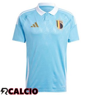 Maglia Belgio Seconda Blu UEFA Euro 2024
