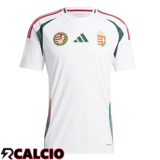 Maglia Ungheria Seconda Bianco UEFA Euro 2024