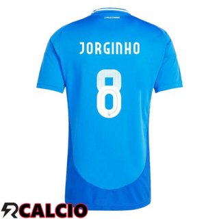 Maglia Italia (JORGINHO 8) Prima Blu UEFA Euro 2024  Maglia Italia (JORGINHO 8) Prima Blu UEFA Euro 2024