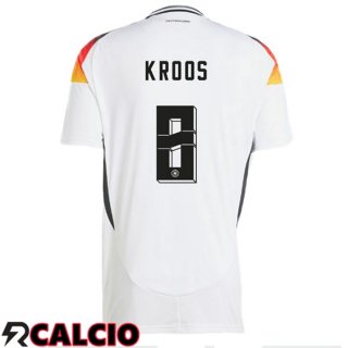 Maglia Germania (KROOS 8) Prima Bianco UEFA Euro 2024  Maglia Germania (KROOS 8) Prima Bianco UEFA Euro 2024