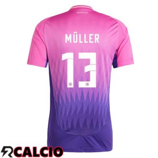 Maglia Germania (MÜLLER 13) Seconda Rosa Viola UEFA Euro 2024  Maglia Germania (MÜLLER 13) Seconda Rosa Viola UEFA Euro 2024