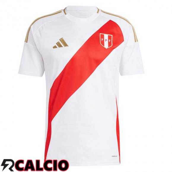 Maglia Perù Prima Bianco 2024/2025  Maglia Perù Prima Bianco 2024/2025