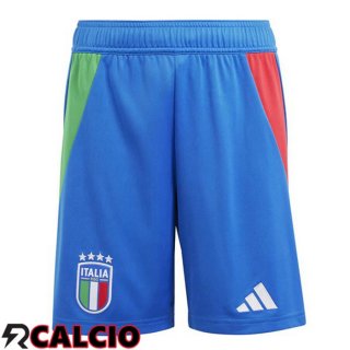 Pantaloncini Calcio Italia Seconda Blu 2024/2025  Pantaloncini Calcio Italia Seconda Blu 2024/2025