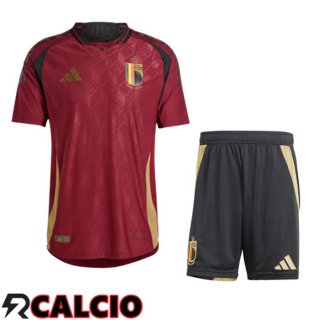 Maglie Calcio Belgio Bambino Prima 2024/2025