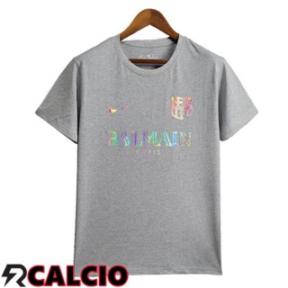 Maglie Calcio FC Barcellona Casual Grigio 2024/2025  Maglie Calcio FC Barcellona Casual Grigio 2024/2025