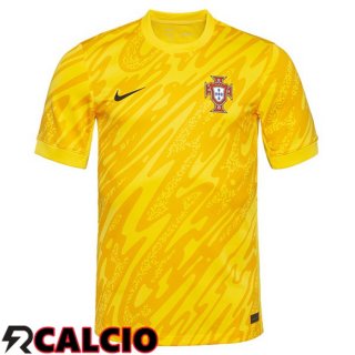 Maglie Calcio Portogallo Portiere Giallo UEFA Euro 2024  Maglie Calcio Portogallo Portiere Giallo UEFA Euro 2024