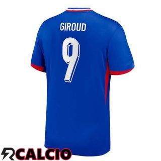 Maglia Francia (Giroud 9) Prima Blu UEFA Euro 2024  Maglia Francia (Giroud 9) Prima Blu UEFA Euro 2024
