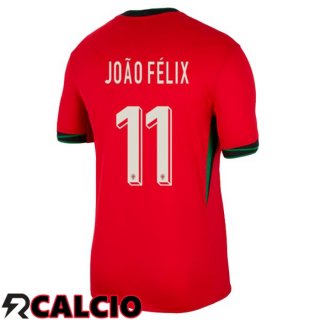 Maglia Portogallo (JOÃO FÉLIX 11) Prima Rosso UEFA Euro 2024