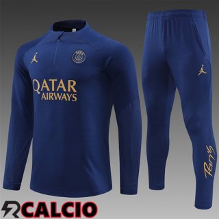 Tuta Calcio PSG Bambino Blu Navy 2024/2025  Tuta Calcio PSG Bambino Blu Navy 2024/2025