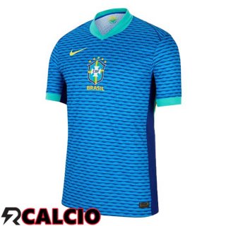 Maglie Calcio Brasile Seconda Blu 2024/2025