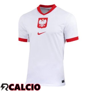 Maglie Calcio Polonia Prima Bianco 2024/2025