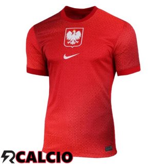 Maglie Calcio Polonia Seconda Rosso 2024/2025