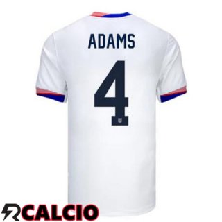 Maglia USA (Adams 4) Prima Bianco 2024/2025  Maglia USA (Adams 4) Prima Bianco 2024/2025