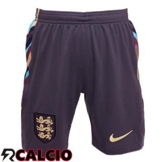 Pantaloncini Calcio Inghilterra Seconda Viola 2024/2025  Pantaloncini Calcio Inghilterra Seconda Viola 2024/2025