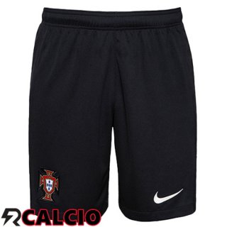 Pantaloncini Calcio Portogallo Seconda Nero 2024/2025