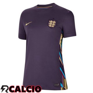 Maglie Calcio Inghilterra Donna Seconda Viola 2024/2025  Maglie Calcio Inghilterra Donna Seconda Viola 2024/2025