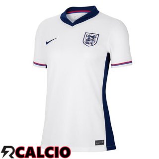 Maglie Calcio Inghilterra Donna Prima Bianco 2024/2025  Maglie Calcio Inghilterra Donna Prima Bianco 2024/2025