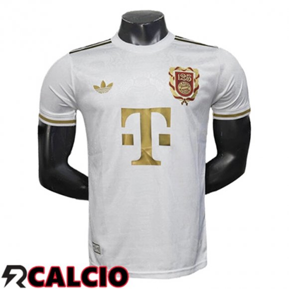 Maglia Bayern Monaco 125th Anniversary Edition Bianco 2024/2025  Maglia Bayern Monaco 125th Anniversary Edition Bianco 2024/2025