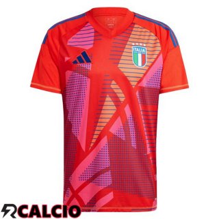 Maglie Calcio Italia Portiere Rosso UEFA Euro 2024  Maglie Calcio Italia Portiere Rosso UEFA Euro 2024