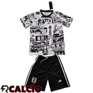 Maglia Giappone Bambino Special Edition Nero/Bianco 2025/2026