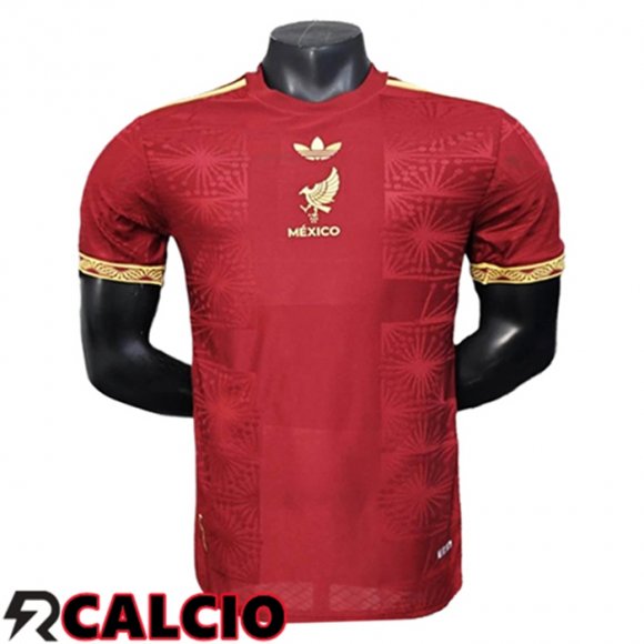 Maglia Messico Gold Cup Edition Rosso 2025/2026  Maglia Messico Gold Cup Edition Rosso 2025/2026