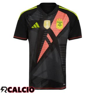 Maglie Calcio Argentina Portiere Nero 2024/2025  Maglie Calcio Argentina Portiere Nero 2024/2025