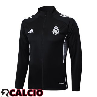 Giacca Calcio Real Madrid Nero 2025/2026  Giacca Calcio Real Madrid Nero 2025/2026