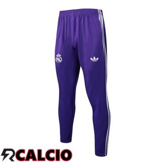 Pantaloni Da Allenamento Real Madrid Viola 2025/2026  Pantaloni Da Allenamento Real Madrid Viola 2025/2026