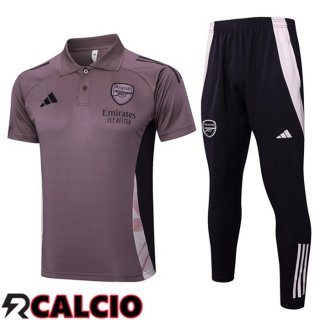 Insieme Polo Arsenal + Pantaloni Viola 2025/2026  Insieme Polo Arsenal + Pantaloni Viola 2025/2026