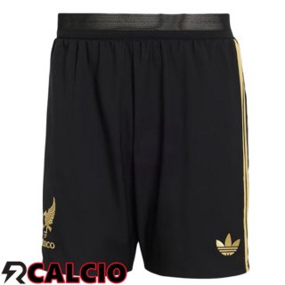 Pantaloncini Calcio Messico Nero Giallo 2025/2026  Pantaloncini Calcio Messico Nero Giallo 2025/2026