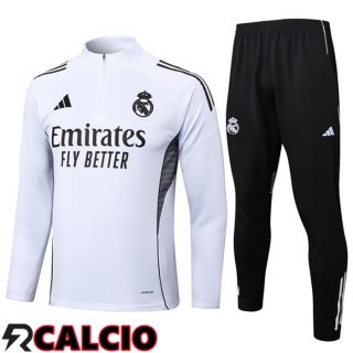 Insieme Tuta Calcio Real Madrid Bianco 2025/2026