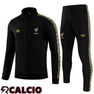 Insieme Tuta Calcio - Giacca Messico Nero 2025/2026