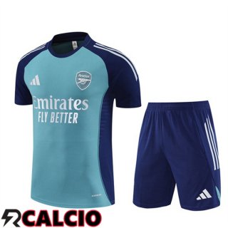 Insieme T Shirt Allenamento Arsenal + Pantaloncini Verde 2025/2026