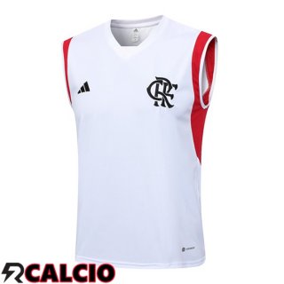 Canotta Calcio Flamengo Bianco 2023/2024  Canotta Calcio Flamengo Bianco 2023/2024