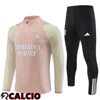 Insieme Tuta Calcio Lyon OL Rosa 2023/2024