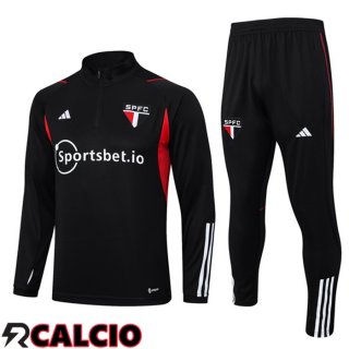 Insieme Tuta Calcio Sao Paulo FC Nero 2023/2024