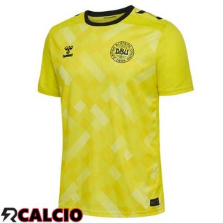 Maglie Calcio Danimarca Portiere Giallo UEFA Euro 2024