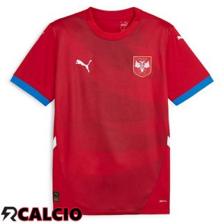 Maglie Calcio Serbia Prima Rosso UEFA Euro 2024
