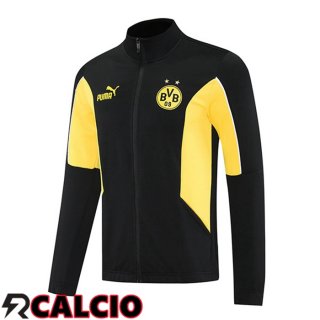 Giacca Calcio Dortmund BVB Giallo Nero 2025/2026  Giacca Calcio Dortmund BVB Giallo Nero 2025/2026