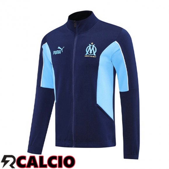 Giacca Calcio Marsiglia OM Blu Reale 2025/2026  Giacca Calcio Marsiglia OM Blu Reale 2025/2026