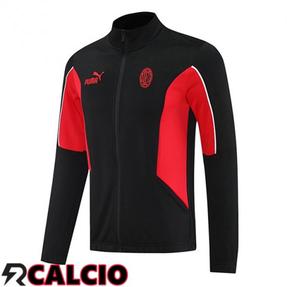 Giacca Calcio AC Milan Nero 2025/2026  Giacca Calcio AC Milan Nero 2025/2026