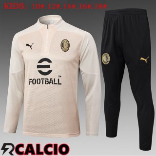 Insieme Tuta Calcio AC Milan Bambino Giallo 2025/2026