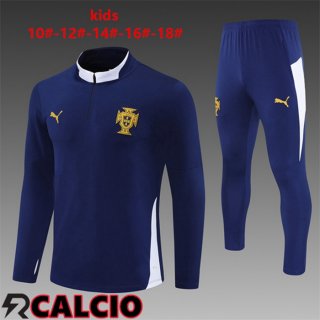 Insieme Tuta Calcio Portogallo Bambino Blu Reale 2025/2026