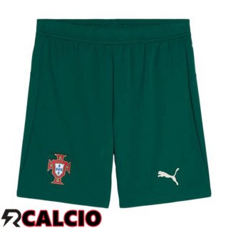 Prima Pantaloncini Calcio Portogallo Verde 2025/2026