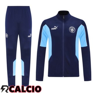 Insieme Tuta Calcio - Giacca Manchester City Blu Reale 2025/2026
