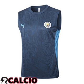 Canotta Allenamento Manchester City Blu 2025/2026  Canotta Allenamento Manchester City Blu 2025/2026