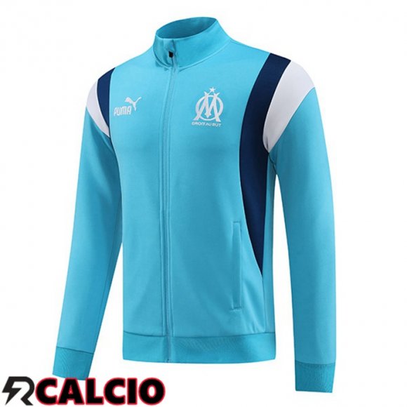 Giacca Calcio Marsiglia OM Blu 2023/2024  Giacca Calcio Marsiglia OM Blu 2023/2024