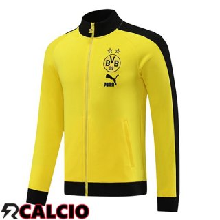 Giacca Calcio Dortmund BVB Giallo 2023/2024  Giacca Calcio Dortmund BVB Giallo 2023/2024